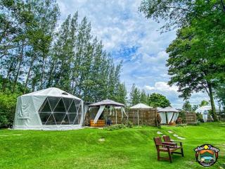 ไวน์แคมป์ WineCamp โดมติดลำธาร - Ban Cha-om - 5