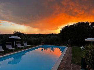 Pasqui Villas Tribbio villa con piscina vista WiFi vicino al paese - San Giovanni dʼAsso - 3