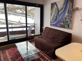 Studio 4 pers balcon, accès direct pistes, ascenseur - FR-1-602-115 - Arette - 7