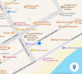 Apartamento Centro Pitangueiras edifício Aquarela Guarujá 2 banheiros 1 suíte - 5