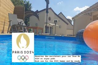 La Petite maison sympa avec piscine et bbc JO 2024 - Saint-Fargeau - 5