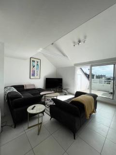 Résidence Le Rocher - Appartement duplex avec vue sur les toits du val andré MAE-5384 - 9