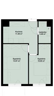 Dwupokojowy apartament Polanka Poznań - 9
