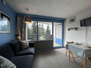 Confortable studio 2 pers. à Montgenèvre, balcon ouest, bien équipé, parking, options WiFi et linge - FR-1-330D-22 - Montgenèvre - 0
