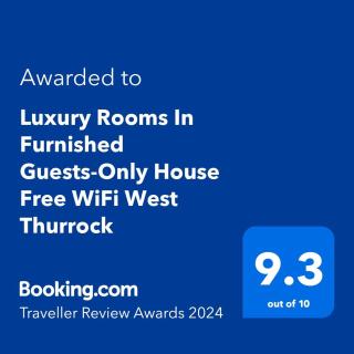 Luxury Rooms In Furnished Guests-Only House Free WiFi West Thurrock - Grays Thurrock - 4