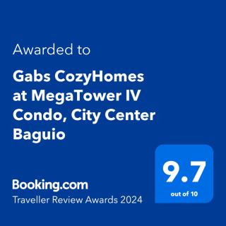 Gabs CozyHomes at MegaTower IV Condo, City Center Baguio - 8