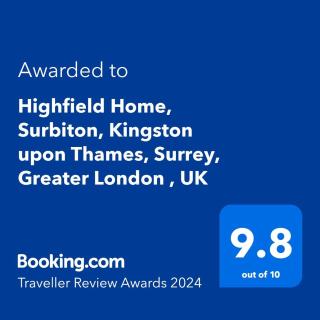 Highfield Home with free parkings, Surbiton, Kingston upon Thames, Surrey, Greater London , UK - Surbiton - 9