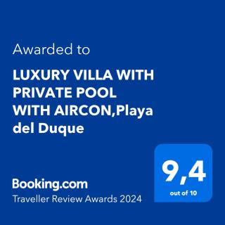 LUXURY VILLA PLAYA DUQUE, PRIVATE POOL & AIRCON, Costa Adeje, Tenerife - 9