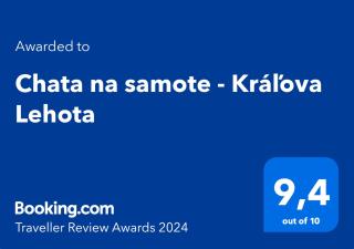 Chata na samote - Kráľova Lehota - 9