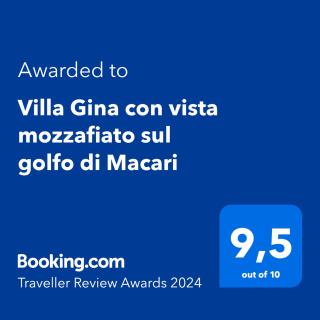 Villa Gina con vista mozzafiato sul golfo di Macari - 7