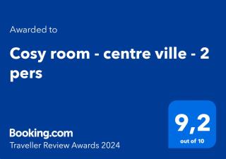 Cosy room - centre ville - 2 pers - Sarreguemines - 2