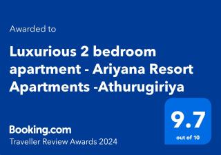 Luxurious 2 bedroom apartment - Ariyana Resort Apartments -Athurugiriya - 9