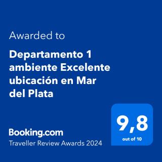 Departamento 1 ambiente Excelente ubicación en Mar del Plata - Mar del Plata - 1