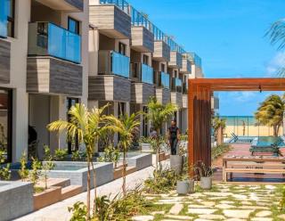 APTO 107-Pé na Areia Praia do Maceio - 2 suites, 2 banheiros+SPA Jacuzzi+Roupas de cama - 9