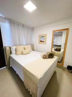 APTO 107-Pé na Areia Praia do Maceio - 2 suites, 2 banheiros+SPA Jacuzzi+Roupas de cama - São Miguel do Gostoso - 4