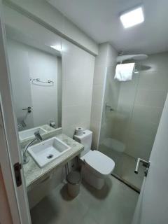 APTO 107-Pé na Areia Praia do Maceio - 2 suites, 2 banheiros+SPA Jacuzzi+Roupas de cama - São Miguel do Gostoso - 2