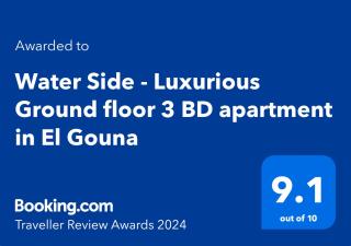Water Side - Luxurious Ground floor 3 BD Apartment in El Gouna-Red Sea - Hurghada - 9