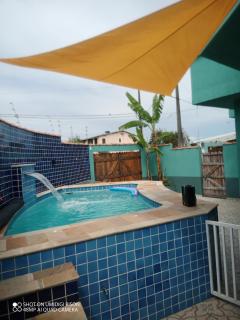 Casa com piscina , churrasqueira, Wi-Fi, em rua de Areia à 1km da praia, bairro sussegado, proíbido uso de som extremamente alto ideal para descansar - Itanhaém - 2