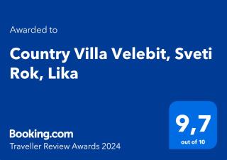 Country Villa Velebit, Sveti Rok, Lika - Sveti Rok - 9