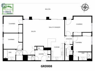GRD108 - Appartement standing 8 pers pied de piste - Les Carroz-d'Araches - 8