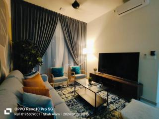 2 rooms fully furnished habitus wifi subang airport shah alam - Shah Alam - 2