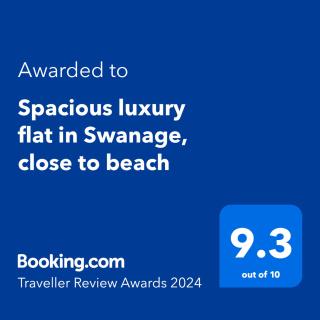 Spacious luxury flat in Swanage, close to beach with parking - Swanage - 5