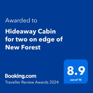 Hideaway Cabin for two on edge of New Forest - Hinton - 5