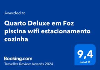 Quarto Deluxe em Foz piscina wifi estacionamento cozinha E AR - 5