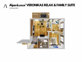 VERONIKAS Relax & Family Suite - Sun Terrace and Car Park by AlpenLuxus Appartements - Fügen - 9