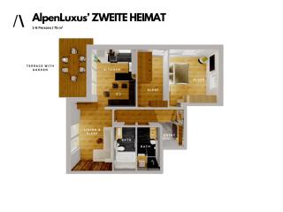 ZWEITE HEIMAT - Garden & Underground Parking Space by AlpenLuxus Appartements - Fügen - 9
