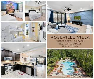 *Roseville Disney Villa Pool+BBQ+King Bed+Parks* - Kissimmee - 0