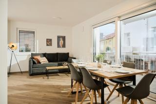 Moderne Apartments mit Highspeed-WLAN und Gratis-Tiefgarage Ihr perfekter Rückzugsort nahe dem Zentrum und der Therme I BARRIEREARM - Bad Kissingen - 4