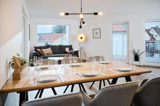 Moderne Apartments mit Highspeed-WLAN und Gratis-Tiefgarage Ihr perfekter Rückzugsort nahe dem Zentrum und der Therme I BARRIEREARM - Bad Kissingen - 0