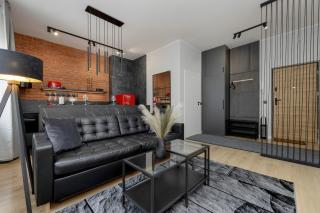 Exclusive Grey and Red Apartment in Warsaw Center by Noclegi Renters - Varsavia - 6