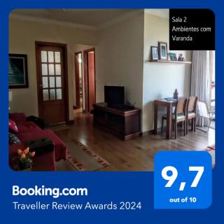 Mongaguá - Pé na Areia - 2 Quartos - 6 pessoas - 9