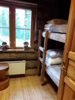 Tunnelmallinen kelohonkamökki (paritalon puolikas) Rukalla - Kuusamo - 8