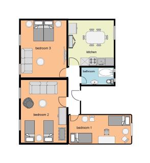 Big flat with fresh renovation, free parking, SonyPS, Netflix - Duisburg - 6