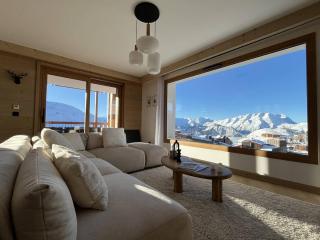 Alpe d'Huez Houses - Panoramique 4 chambres, sur piste avec piscine - L'Alpe-d'Huez - 0