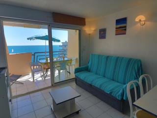 Joli T2 cabine avec terrasse face mer, parking, ascenseur, pour 5 pers - FR-1-472A-297 - Sète - 0
