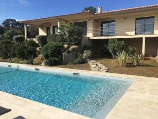 Villa Testa contemporaine, 8 pers, vue mer, piscine, plage à pied - Olmucciu - 9