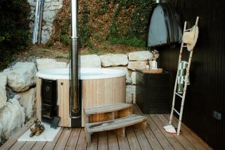 Ecolodge Acmé Jacuzzi vue lac - Angon - 6