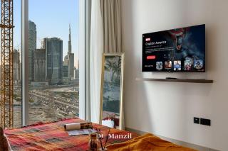 Manzil - 2BR Apartment in Sobha Hartland with Burj Views - Dubai - 2