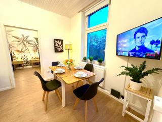 Dschungel Apartment, Netflix, Sonos, nahe Messe Düsseldorf, Helios Klinik, Innenstadt - Krefeld - 3