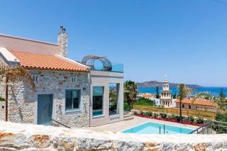 Exquisite Crete Villa Villa Kleanthi 4 Bedroom Private Pool Panoramic Sea View Chania - Stalós - 9