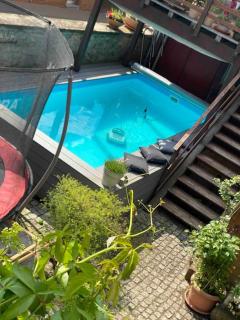 Einzimmerapartment mit Fass Sauna (und Pool) - Fränkisch-Crumbach - 9