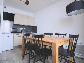 Studio cabine 4/5 pers, balcon expo sud, TV, cuisine équipée, casier à ski - FR-1-457-175 - Aragnouet - 7