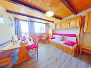 Studio cosy 4 pers avec balcon, centre Les Saisies - FR-1-594-196 - Hauteluce - 0