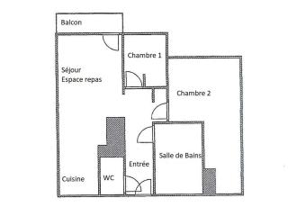 Appartement chaleureux 2 chambres à Valmorel avec casier à skis - FR-1-291-871 - 1