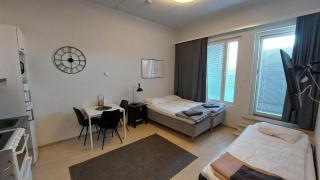 Top location city center studio with balcony and free parking Kotimaailma Apartments - 6