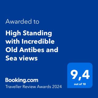 High Standing with Incredible Old Antibes and Sea views - 9